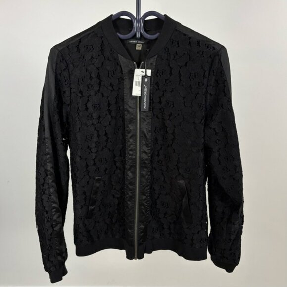 👛 (ANY 2/$30) NWT NORTHERN REFLECTIONS Amanda Green Jacket, lace cutouts - Picture 3 of 6